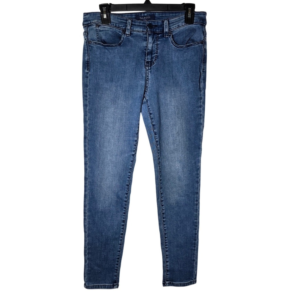 Talbots Simply Flattering Jegging Skinny Denim Blue Jeans 6P Petite Stretch